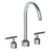 Watermark 25-8G-IN14 Urbane Deck Mounted 3 Hole Bath Set With Gooseneck Spout