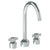 Watermark 25-8G-IN16 Urbane Deck Mounted 3 Hole Bath Set With Gooseneck Spout