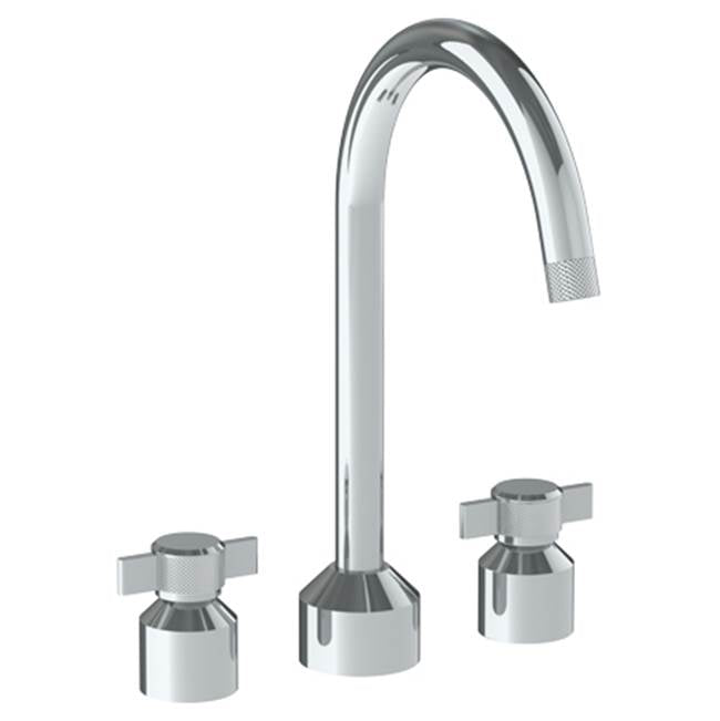 Watermark 25-8G-IN16 Urbane Deck Mounted 3 Hole Bath Set With Gooseneck Spout