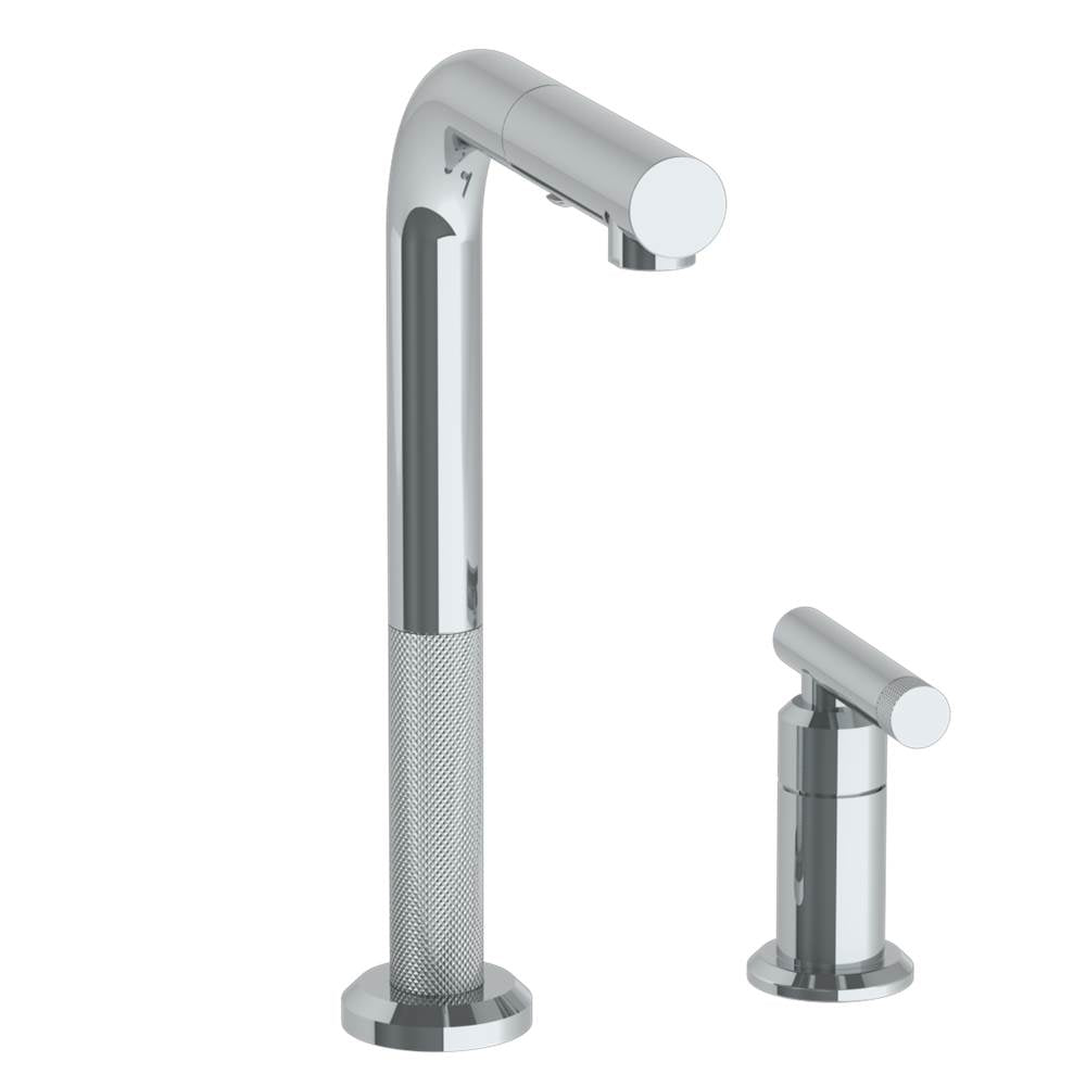 Watermark 25-9.1.3P1-IN14V Deck Mounted 2 Hole Square Top Prep Faucet With Pull Out Spray - Parent