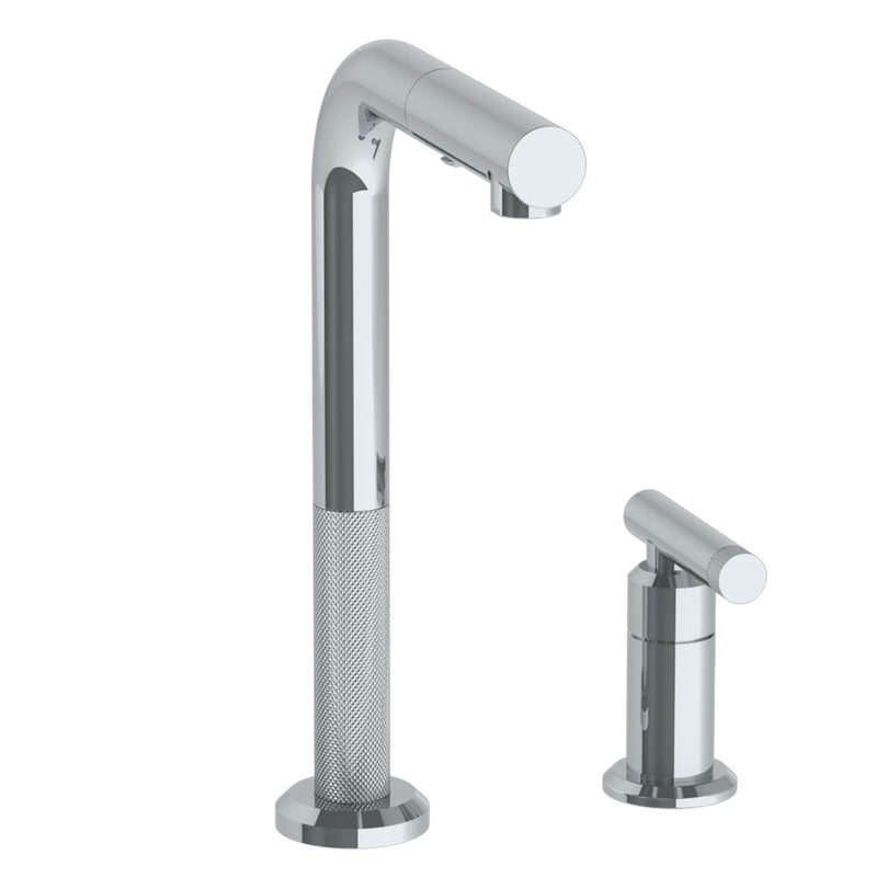 Watermark 25-9.1.3P1-IN14V Deck Mounted 2 Hole Square Top Prep Faucet With Pull Out Spray - Parent