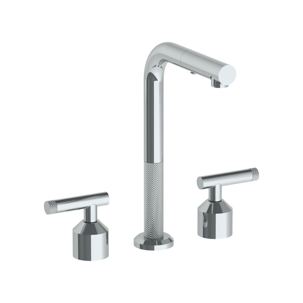 Watermark 25-9P3-IN14 Deck Mounted 3 Hole Square Top Prep Faucet With Pull Out Spray - Parent