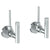 Watermark 25-MAS2-IN14 Urbane Lavatory Angle Stop Kit -1/2? IPS X 3/8? Od Compression