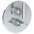Watermark 25-T20-IN14 Urbane Wall Mounted Thermostatic Shower Trim With Built-In Control 7-1/2" Diameter