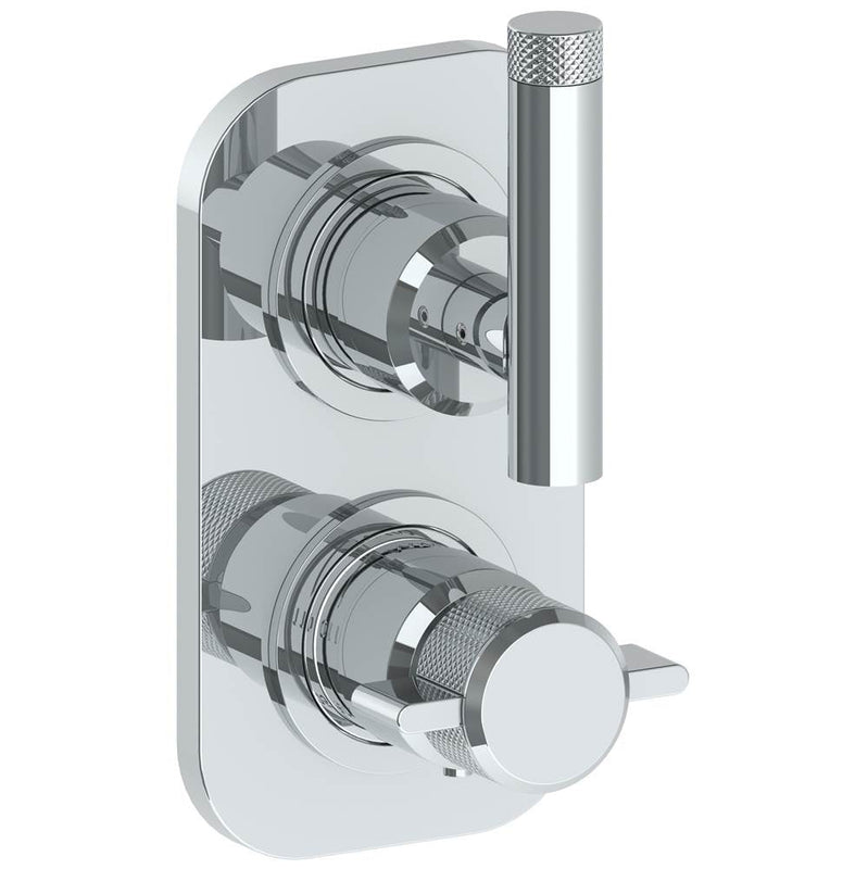 Watermark 25-T25-IN14 Urbane Wall Mounted Mini Thermostatic Shower Trim With Built-In Control 3-1/2" X 6-1/4".
