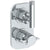 Watermark 25-T25-IN14 Urbane Wall Mounted Mini Thermostatic Shower Trim With Built-In Control 3-1/2" X 6-1/4". - Parent