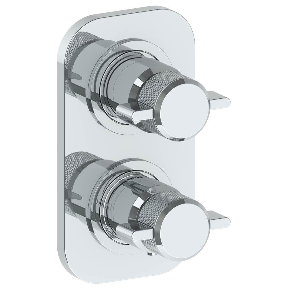 Watermark 25-T25-IN16 Urbane Wall Mounted Mini Thermostatic Shower Trim With Built-In Control 3-1/2" X 6-1/4".