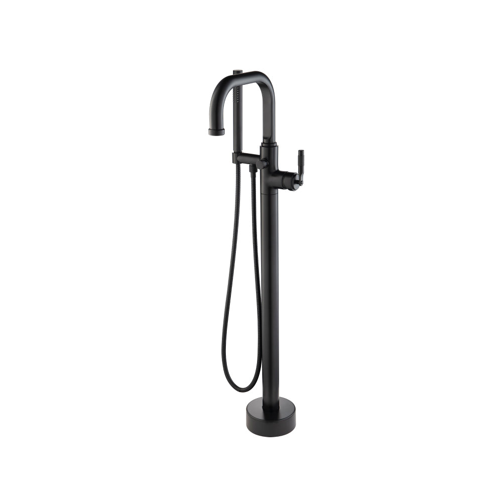 Flusso Serie 250 250.1170 Freestanding Floor Mount Bathtub / Tub Filler With Hand Shower