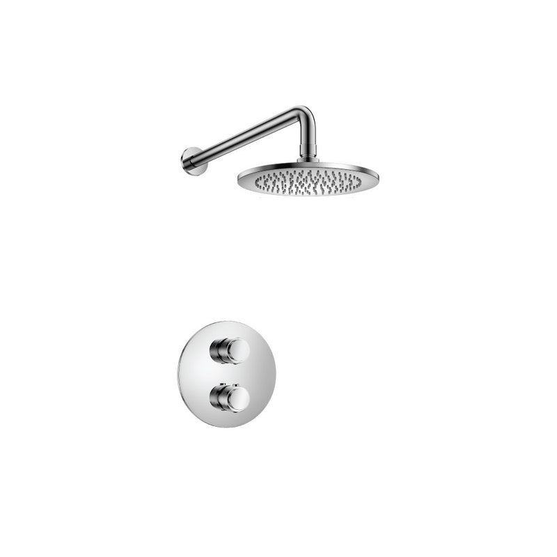 Flusso Serie 250 250.7000 Single Output Shower Set With Shower Head And Arm