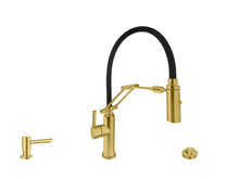 Load image into Gallery viewer, Acquaco 26.725BL-3 Articolando Pull Out Kitchen Faucet 3pc. Suite