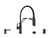 Acquaco 26.725BL-4 Articolando Pull Out Kitchen Faucet 4pc. Suite