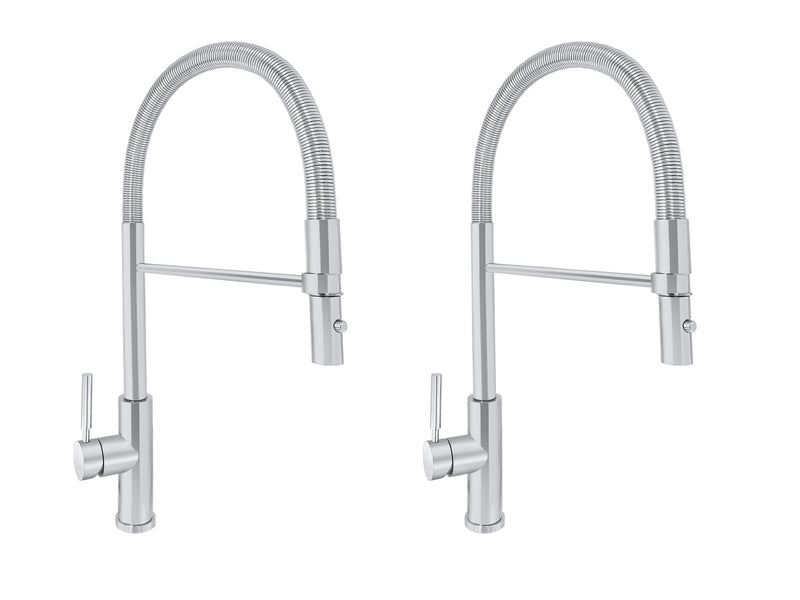 Acquaco 26.726RL-X2 Culinario Pro Low Spout Pull Out Kitchen Faucet