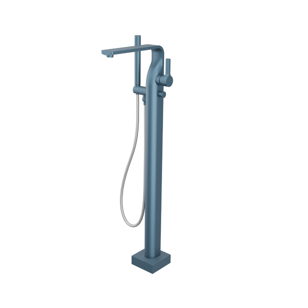 Flusso Serie 260 260.1165 Freestanding Floor Mount Bathtub / Tub Filler With Hand Shower