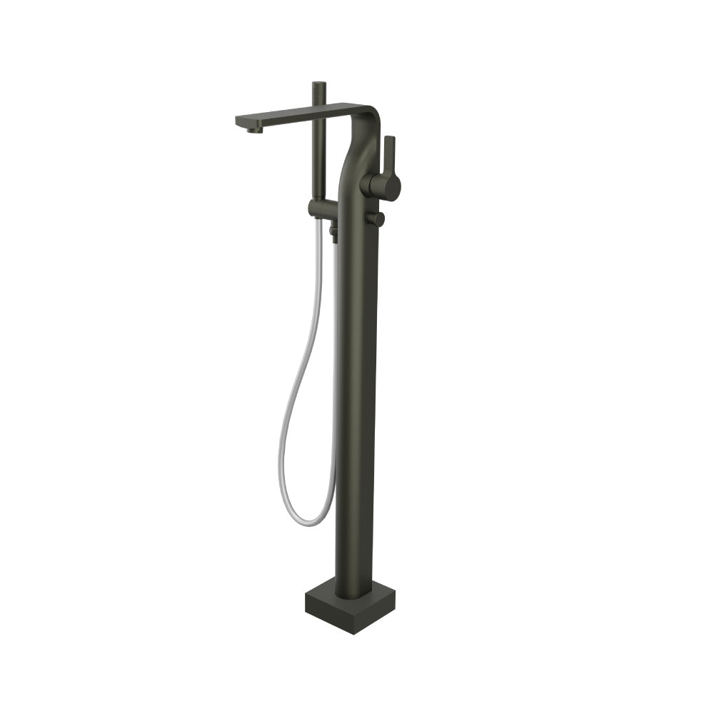 Flusso Serie 260 260.1165 Freestanding Floor Mount Bathtub / Tub Filler With Hand Shower