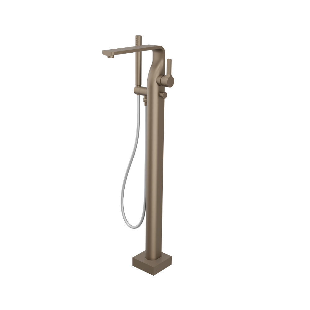 Flusso Serie 260 260.1165 Freestanding Floor Mount Bathtub / Tub Filler With Hand Shower