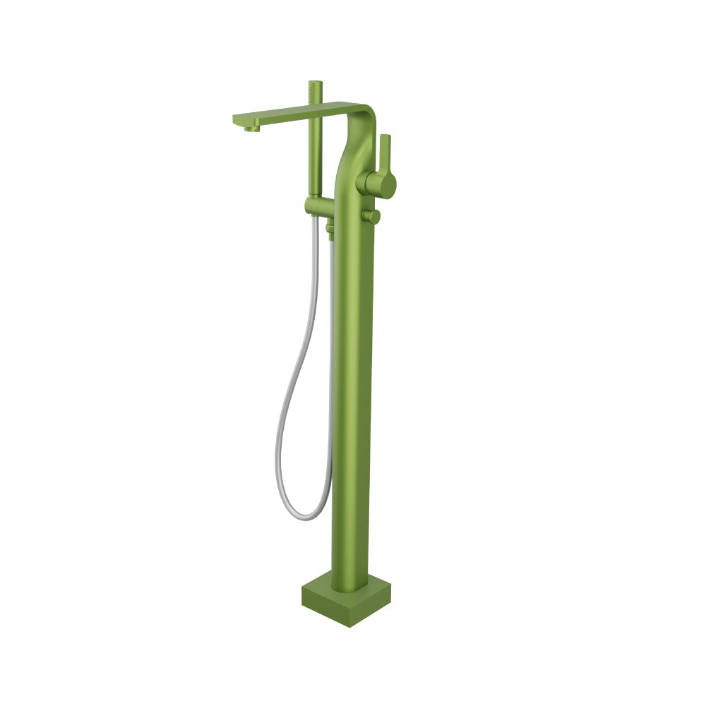 Flusso Serie 260 260.1165 Freestanding Floor Mount Bathtub / Tub Filler With Hand Shower