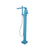 Flusso Serie 260 260.1165 Freestanding Floor Mount Bathtub / Tub Filler With Hand Shower