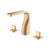 Flusso Serie 260 260.2000 Three Hole 8" Widespread Two Handle Bathroom Faucet