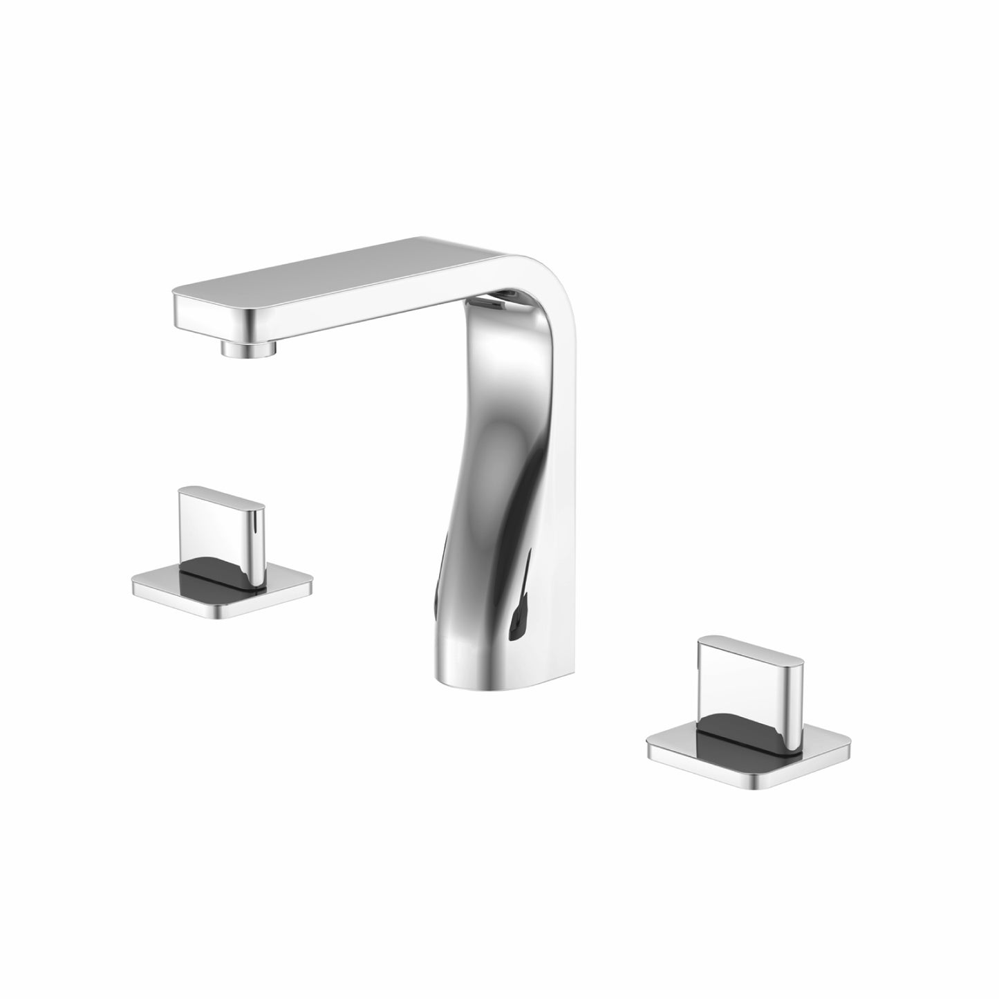Flusso Serie 260 260.2000 Three Hole 8" Widespread Two Handle Bathroom Faucet