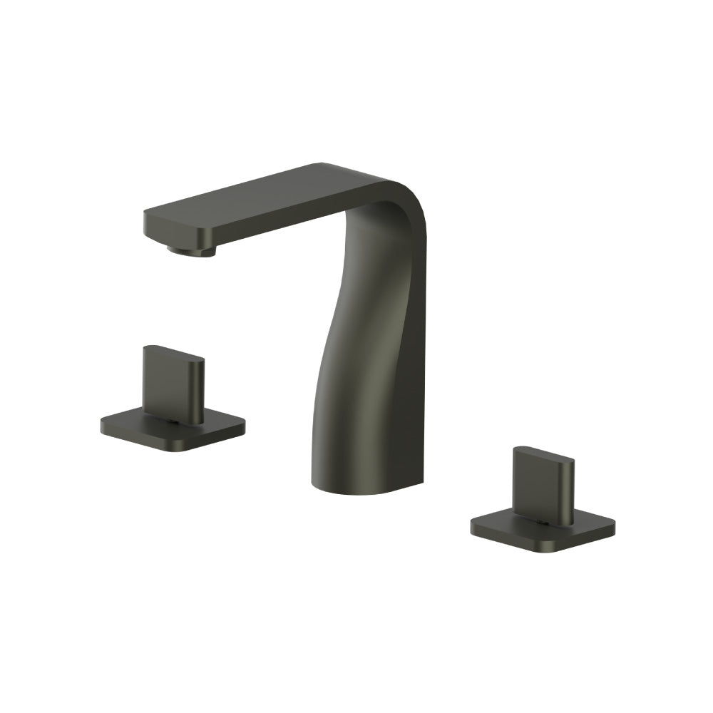 Flusso Serie 260 260.2000 Three Hole 8" Widespread Two Handle Bathroom Faucet