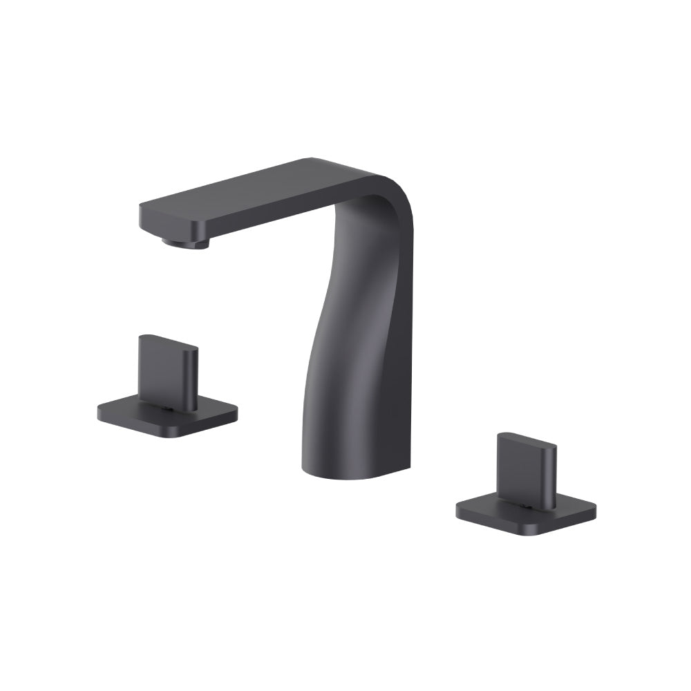 Flusso Serie 260 260.2000 Three Hole 8" Widespread Two Handle Bathroom Faucet
