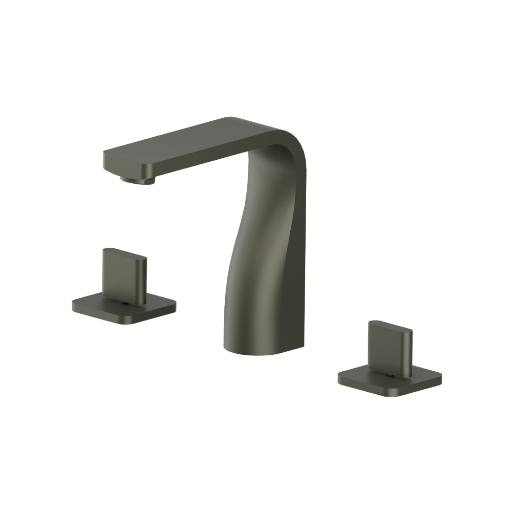 Flusso Serie 260 260.2000 Three Hole 8" Widespread Two Handle Bathroom Faucet