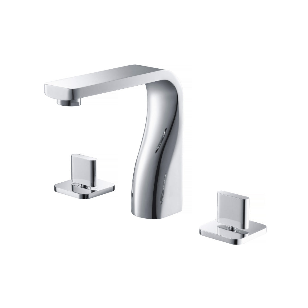 Flusso Serie 260 260.2000 Three Hole 8" Widespread Two Handle Bathroom Faucet