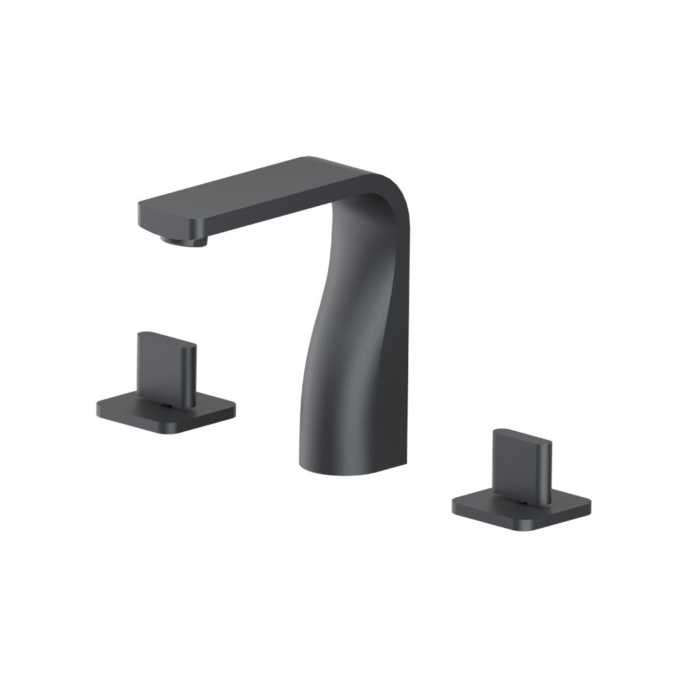 Flusso Serie 260 260.2000 Three Hole 8" Widespread Two Handle Bathroom Faucet