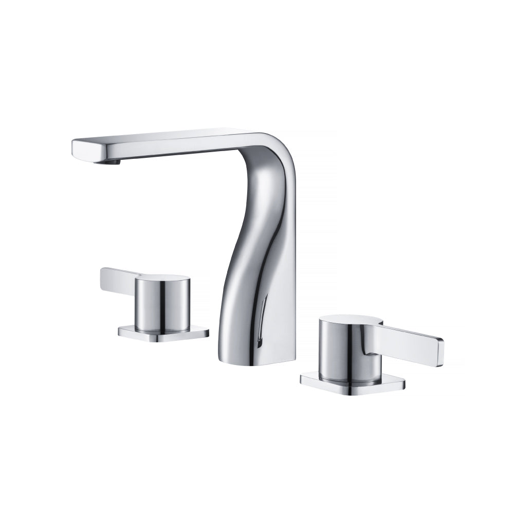 Flusso Serie 260 260.2001 Three Hole 8" Widespread Two Handle Bathroom Faucet