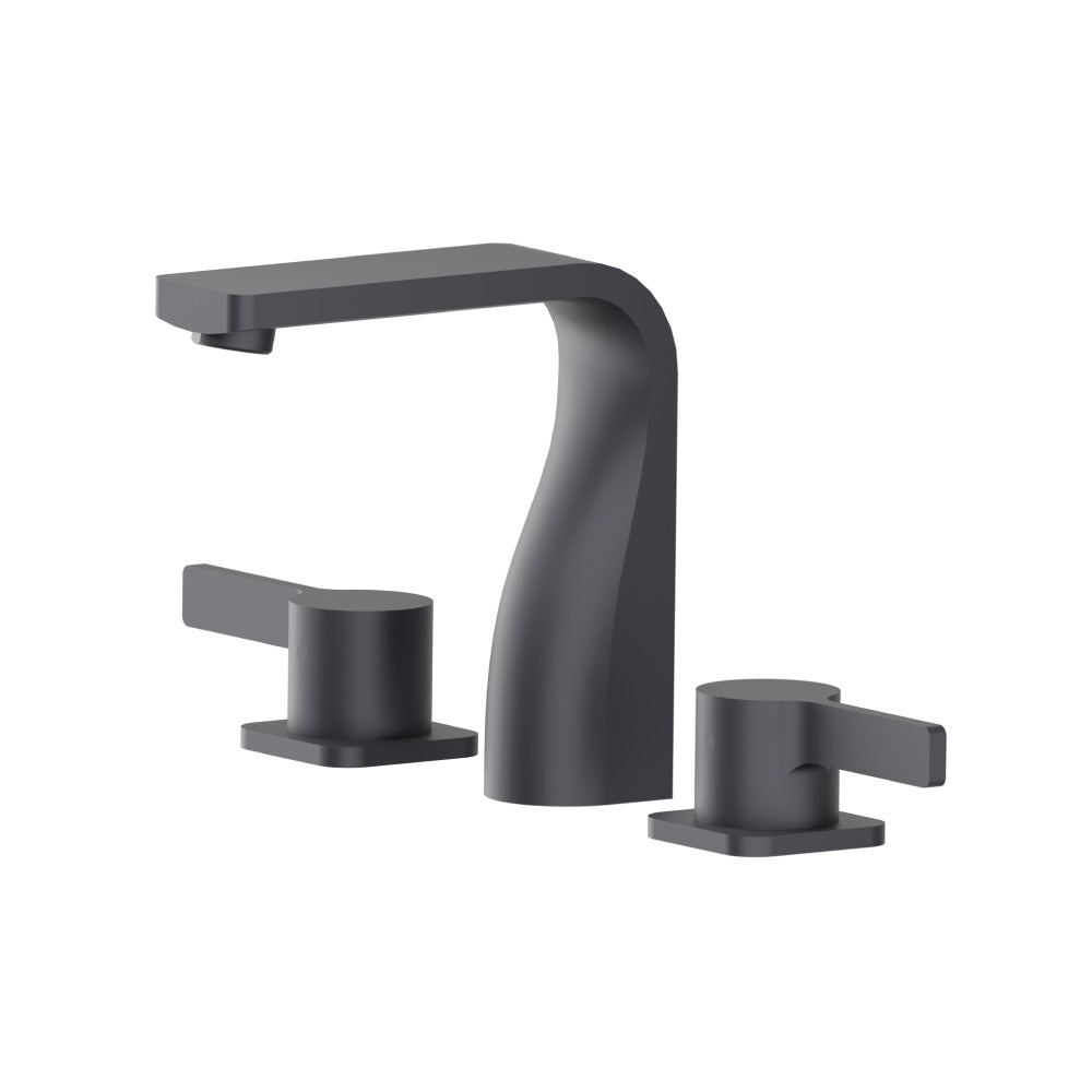 Flusso Serie 260 260.2001 Three Hole 8" Widespread Two Handle Bathroom Faucet