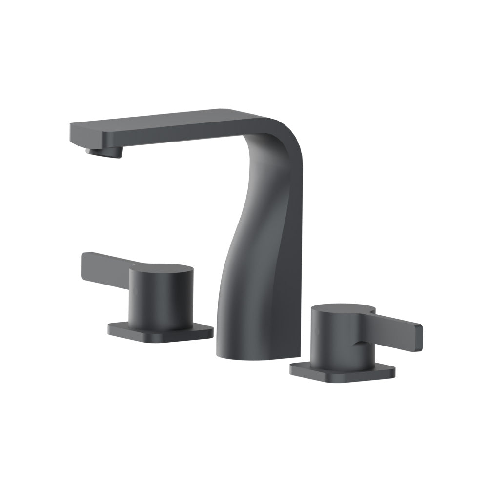 Flusso Serie 260 260.2001 Three Hole 8" Widespread Two Handle Bathroom Faucet