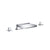 Flusso Serie 260 260.2410CF 3 Hole Deck Mount Cascade / Sheet Flow Roman Tub Faucet