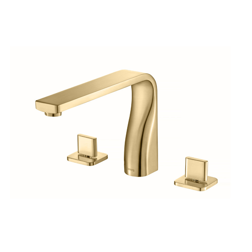 Flusso Serie 260 260.2410 3 Hole Deck Mount Roman Tub Faucet