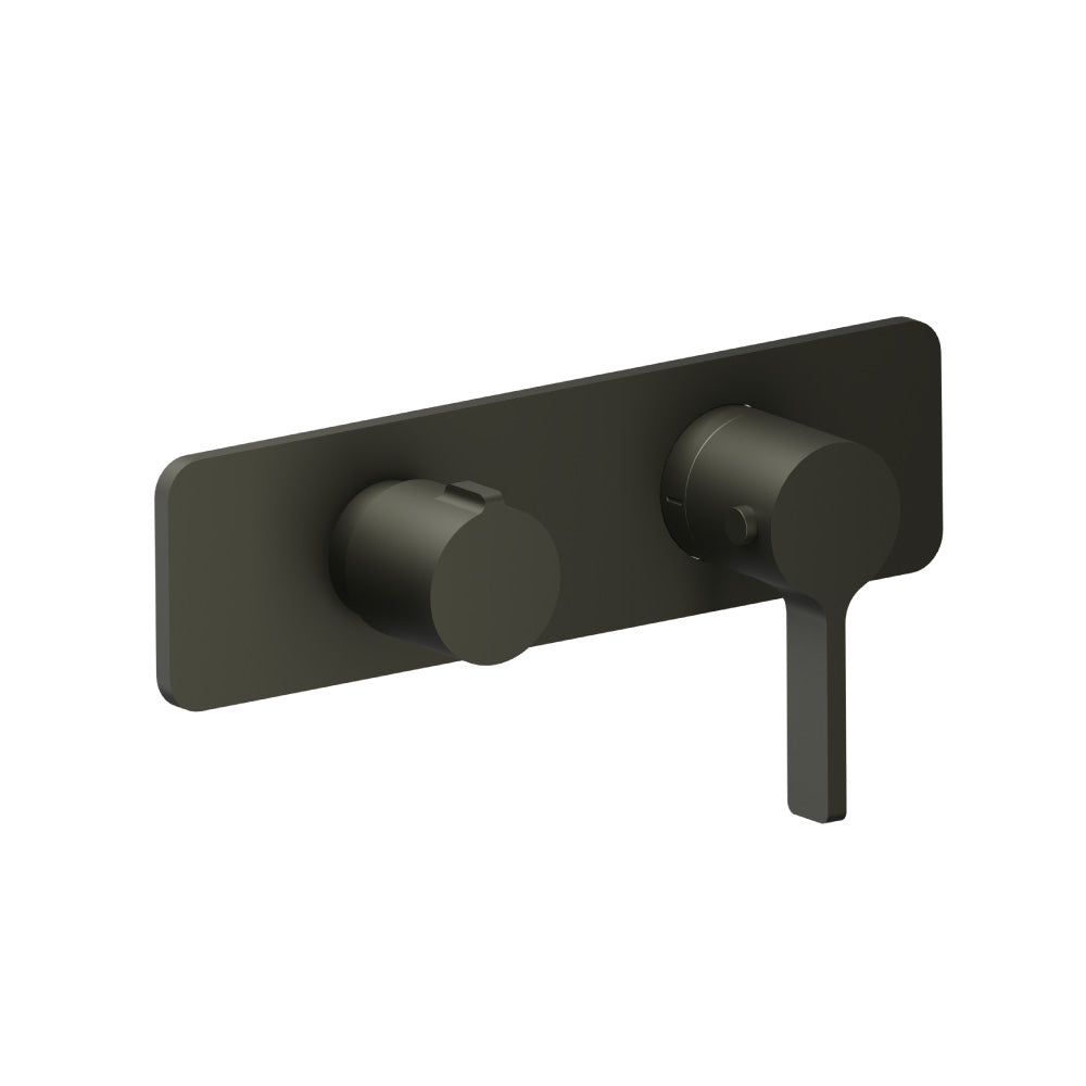 Flusso Serie 260 260.2693 3/4" Horizontal Thermostatic Shower Valve % Trim - 1 Ouptut