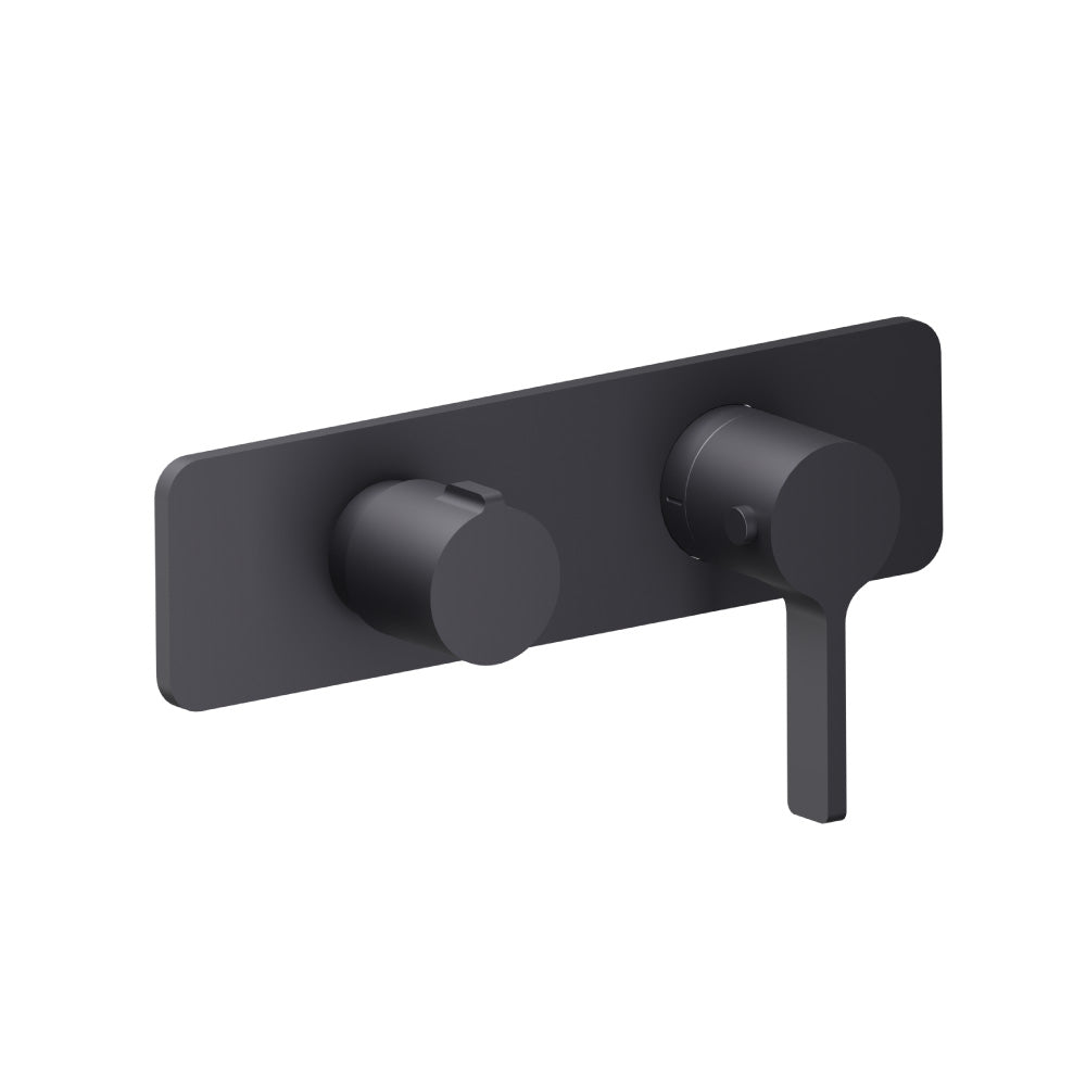 Flusso Serie 260 260.2693 3/4" Horizontal Thermostatic Shower Valve % Trim - 1 Ouptut
