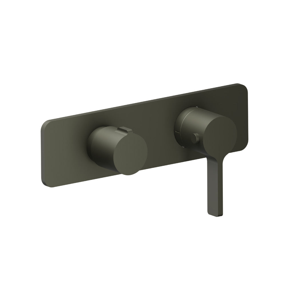 Flusso Serie 260 260.2693 3/4" Horizontal Thermostatic Shower Valve % Trim - 1 Ouptut