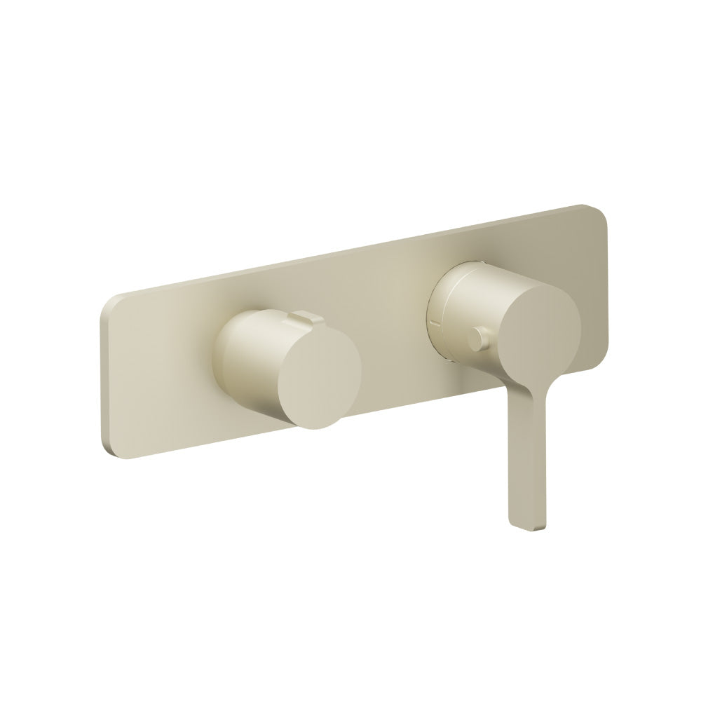 Flusso Serie 260 260.2693 3/4" Horizontal Thermostatic Shower Valve % Trim - 1 Ouptut