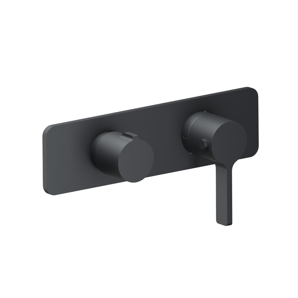 Flusso Serie 260 260.2693 3/4" Horizontal Thermostatic Shower Valve % Trim - 1 Ouptut
