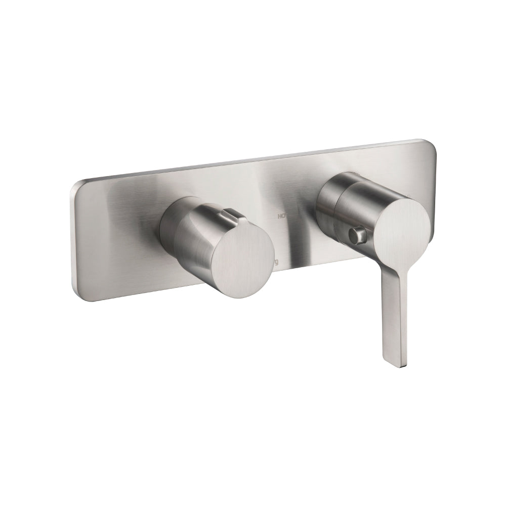 Flusso Serie 260 260.2717 3/4" Horizontal Thermostatic Shower Valve & Trim - 2 Output
