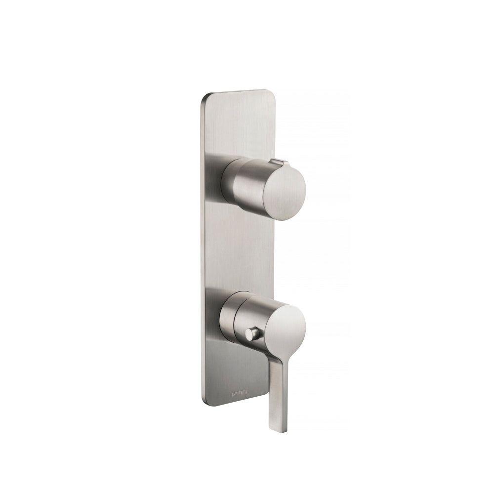 Flusso Serie 260 260.2720 3/4" Horizontal Thermostatic Shower Valve & Trim - 1- Output