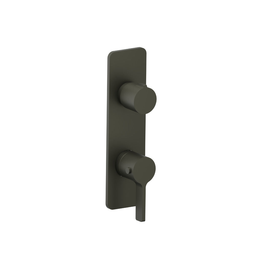 Flusso Serie 260 260.2720 3/4" Horizontal Thermostatic Shower Valve & Trim - 1- Output