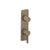 Flusso Serie 260 260.2720 3/4" Horizontal Thermostatic Shower Valve & Trim - 1- Output
