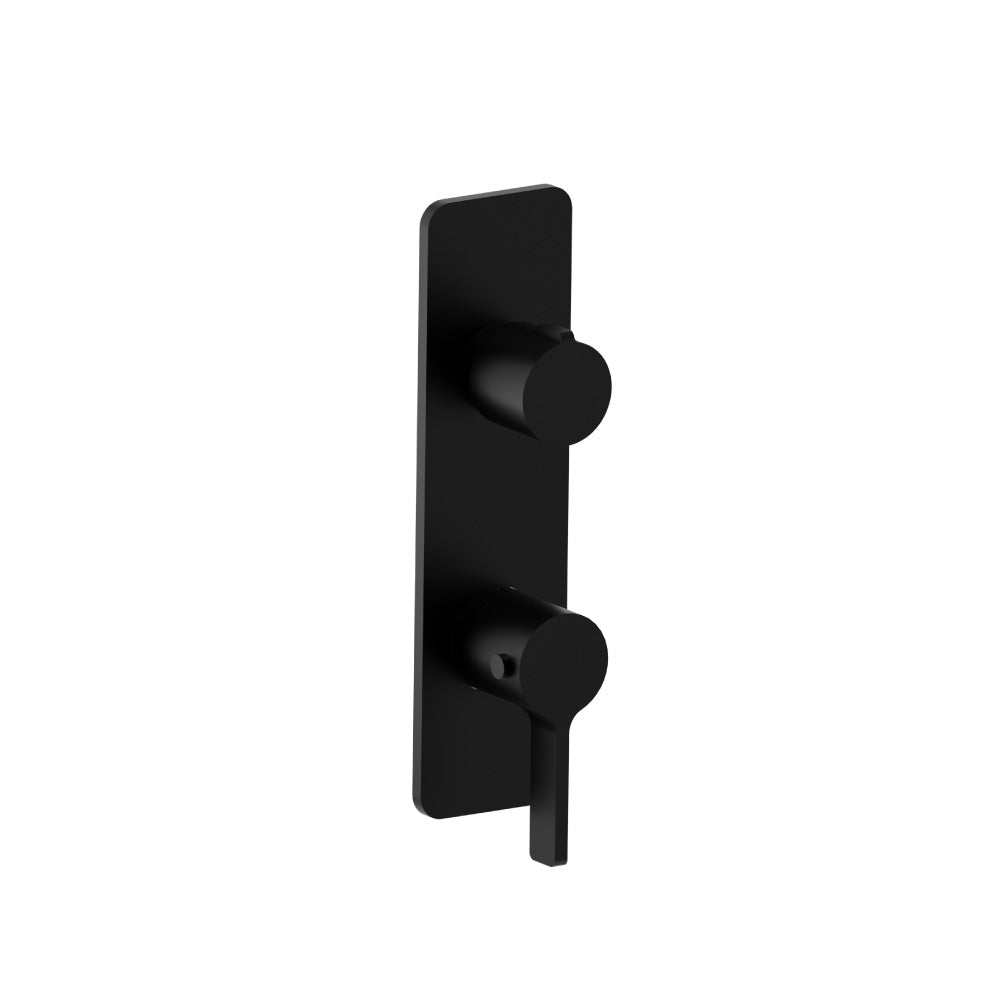 Flusso Serie 260 260.2720 3/4" Horizontal Thermostatic Shower Valve & Trim - 1- Output
