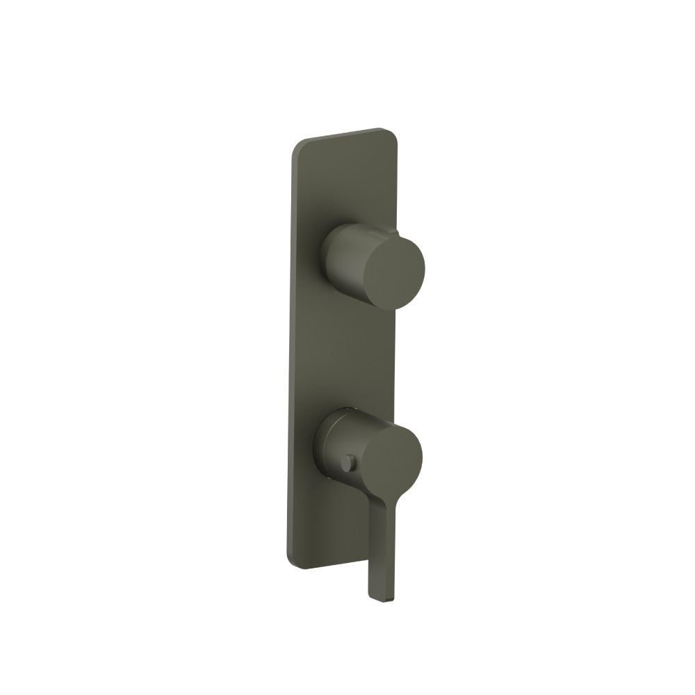 Flusso Serie 260 260.2720 3/4" Horizontal Thermostatic Shower Valve & Trim - 1- Output