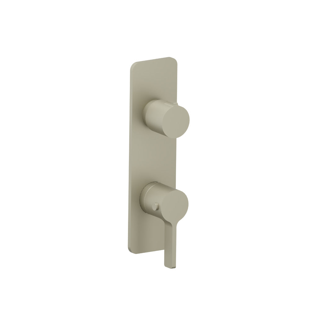 Flusso Serie 260 260.2720 3/4" Horizontal Thermostatic Shower Valve & Trim - 1- Output