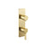 Flusso Serie 260 260.2720 3/4" Horizontal Thermostatic Shower Valve & Trim - 1- Output