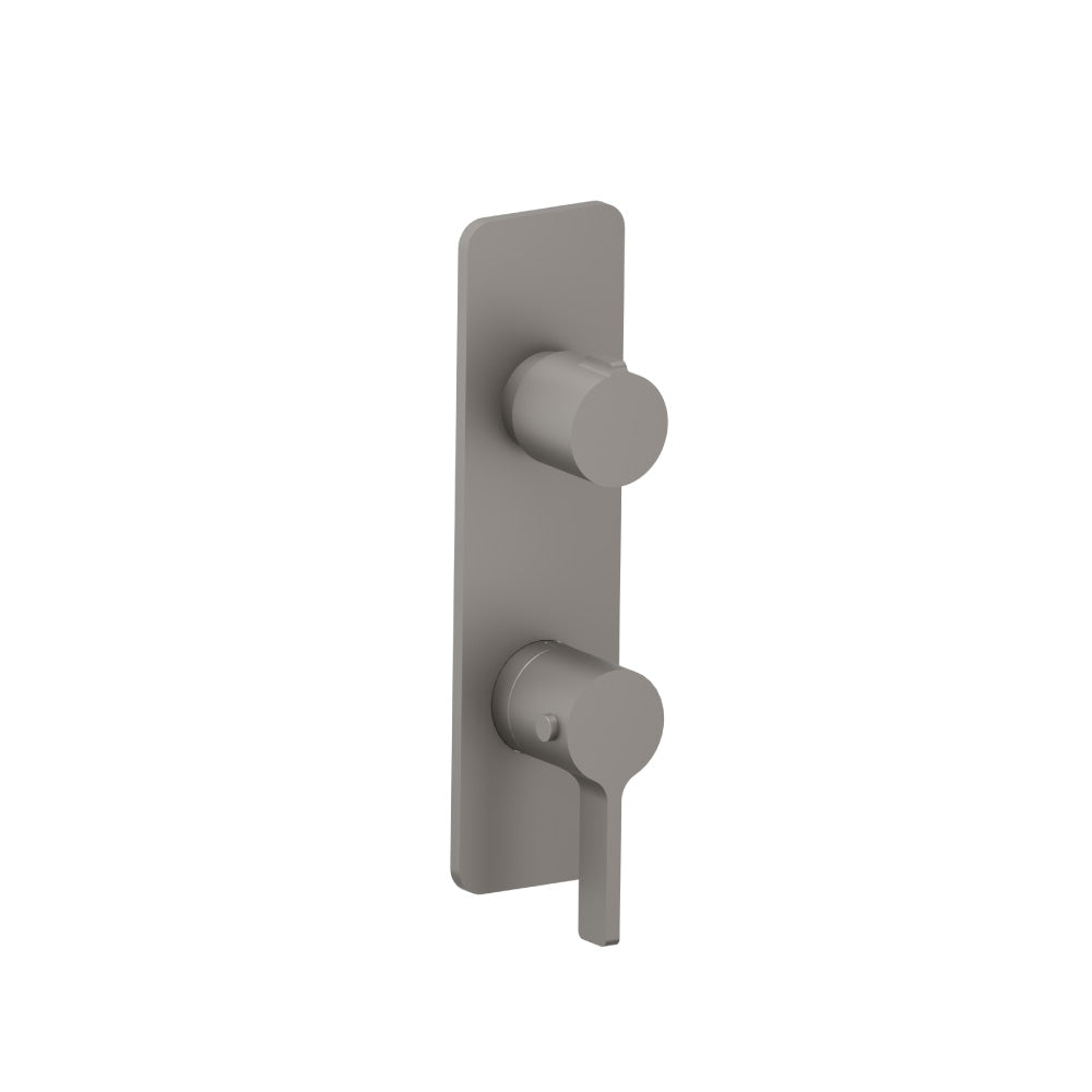 Flusso Serie 260 260.2720 3/4" Horizontal Thermostatic Shower Valve & Trim - 1- Output