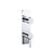 Flusso Serie 260 260.2780 3/4" Thermostatic Shower Valve & Trim - 3-Output