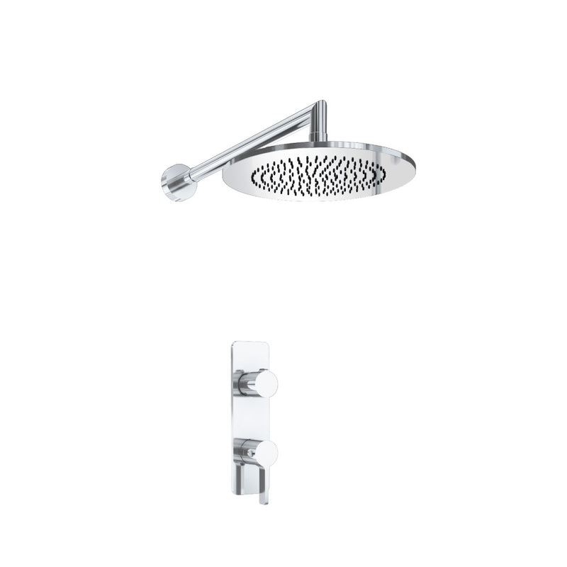 Flusso Serie 260 260.7000 Single Output Shower Set With Shower Head And Arm