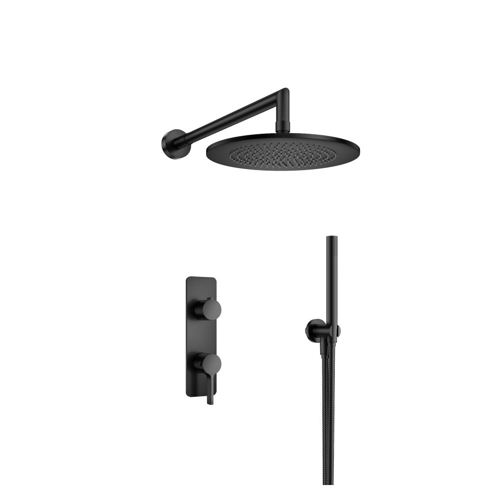 Flusso Serie 260 260.7250 Two Output Shower Set With Shower Head And Hand Held